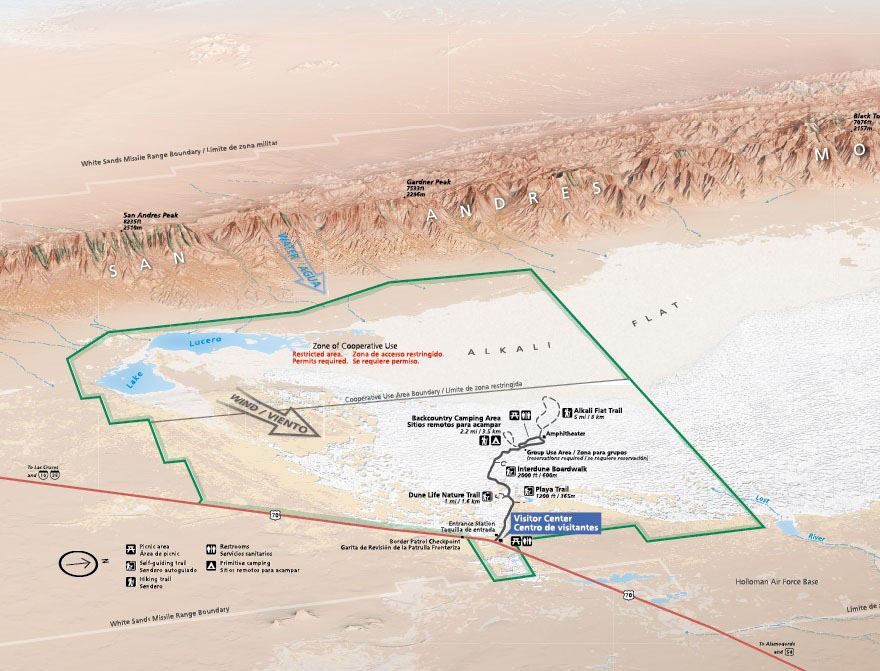 White Sands National Park location