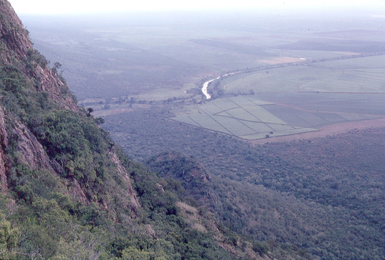 view from Border Cave