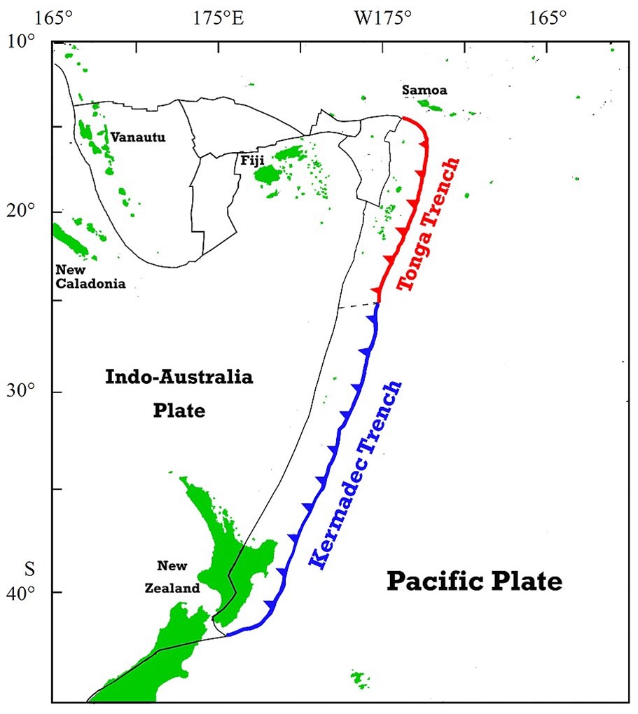 Map of the area