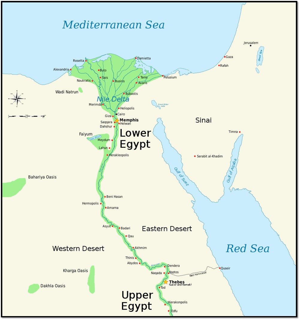 Map of Ancient Egypt