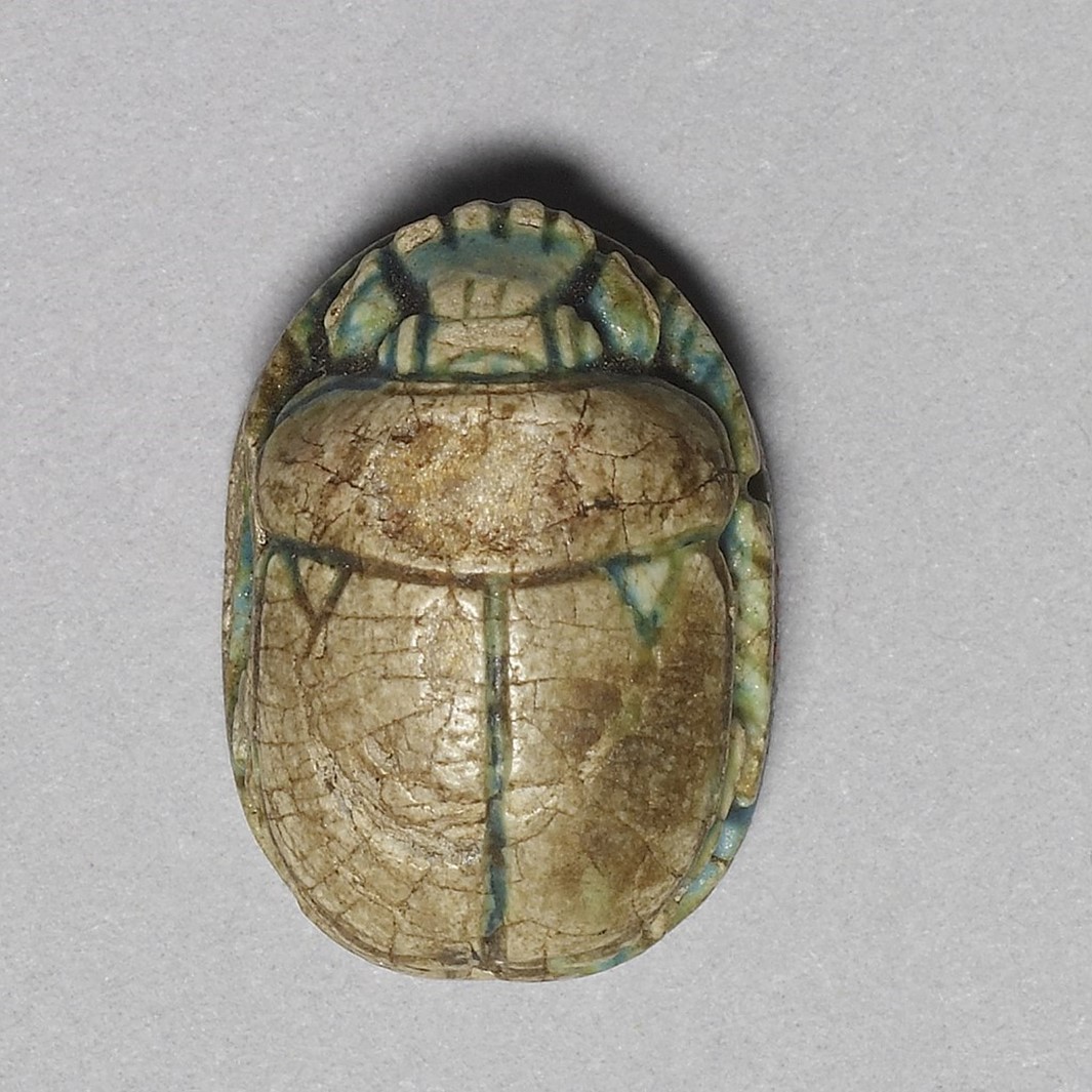 scarab is inscribed with the name of the female pharaoh Hatshepsut