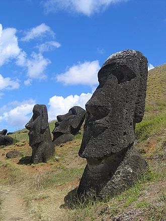 Moai at Rano Raraku