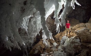 The Chandelier Ballroom in Lechuguilla Cave