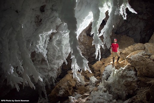 The Chandelier Ballroom in Lechuguilla Cave