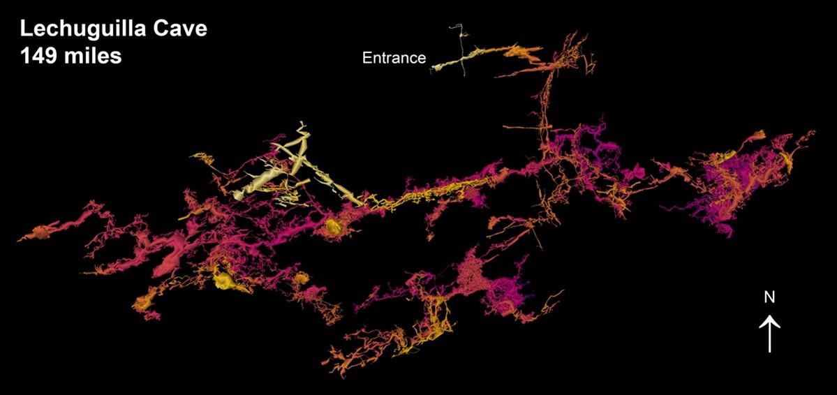 3D map of Lechuguilla Cave