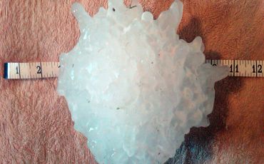 A record-setting hailstone