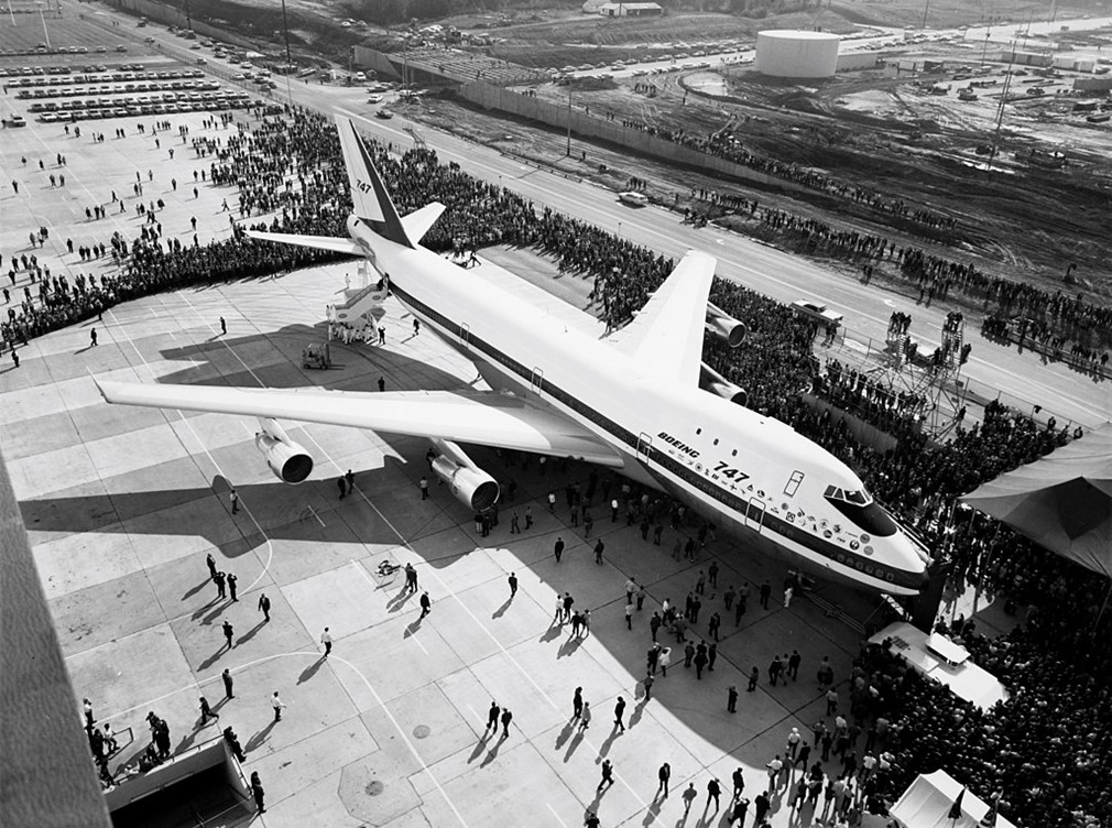 A Boeing 747