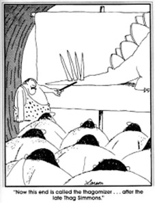 The original Far Side cartoon