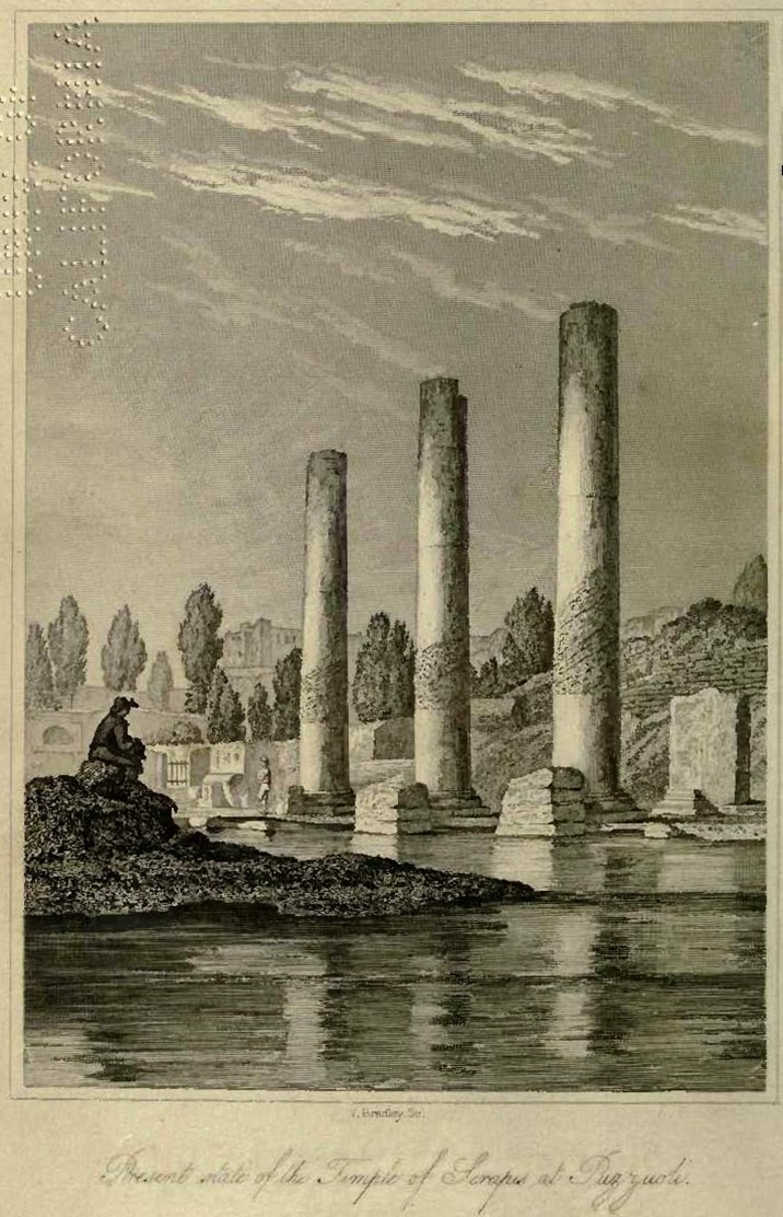 This frontispiece from Charles Lyell’s 1832 Principles of Geology