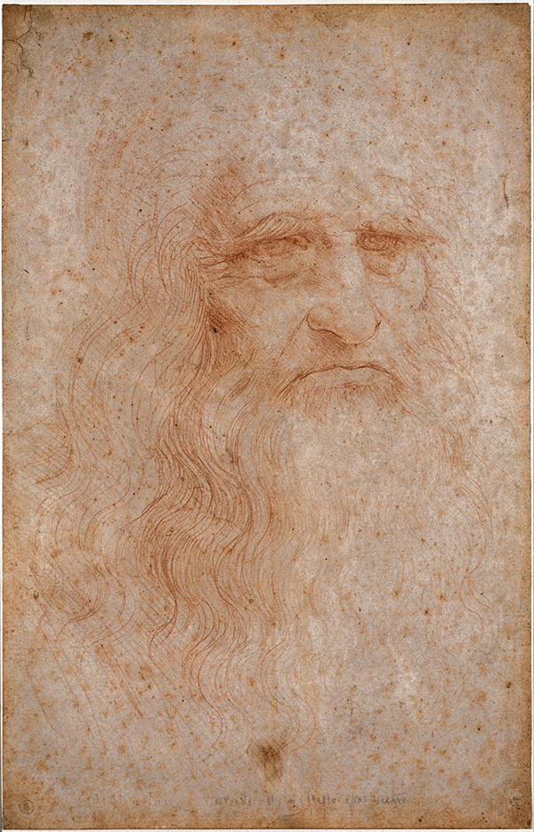 Self-portrait (presumed) of Leonardo da Vinci