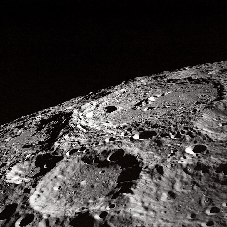 Craters on the far side of the Moon