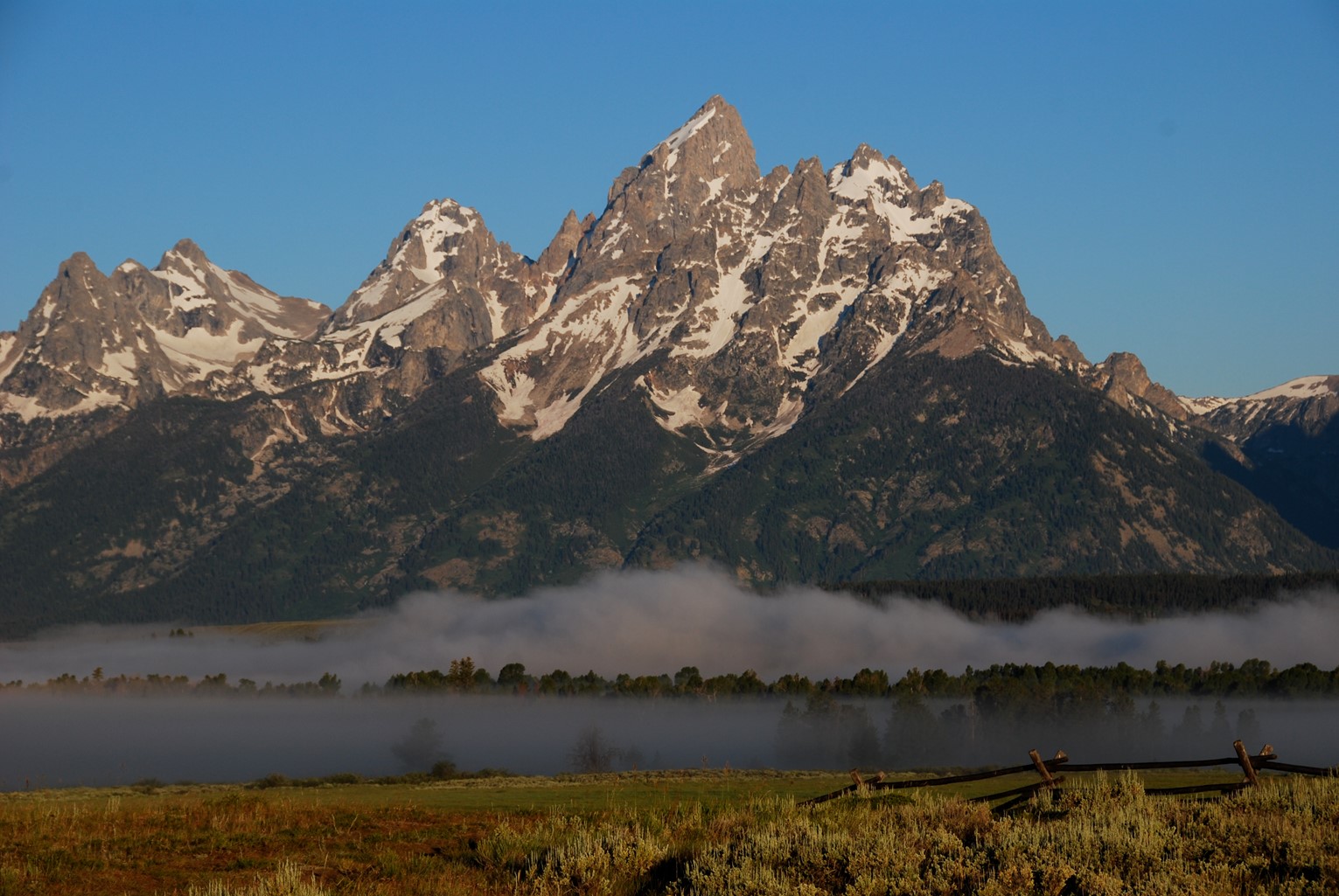 Sunrise on the Tetons