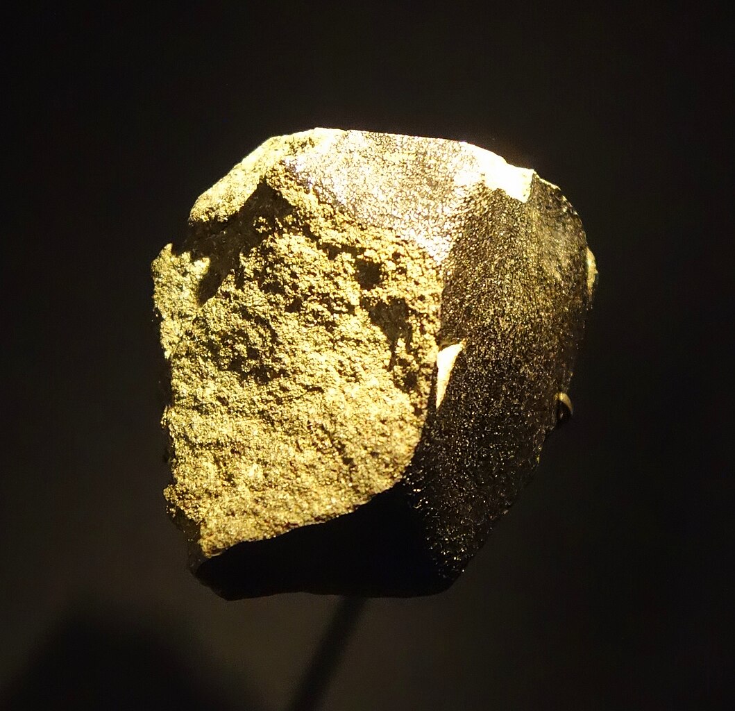 The original piece of the Nakhla meteorites which fell to Earth in 1911 near modern-day Abu Hummus, Egypt.