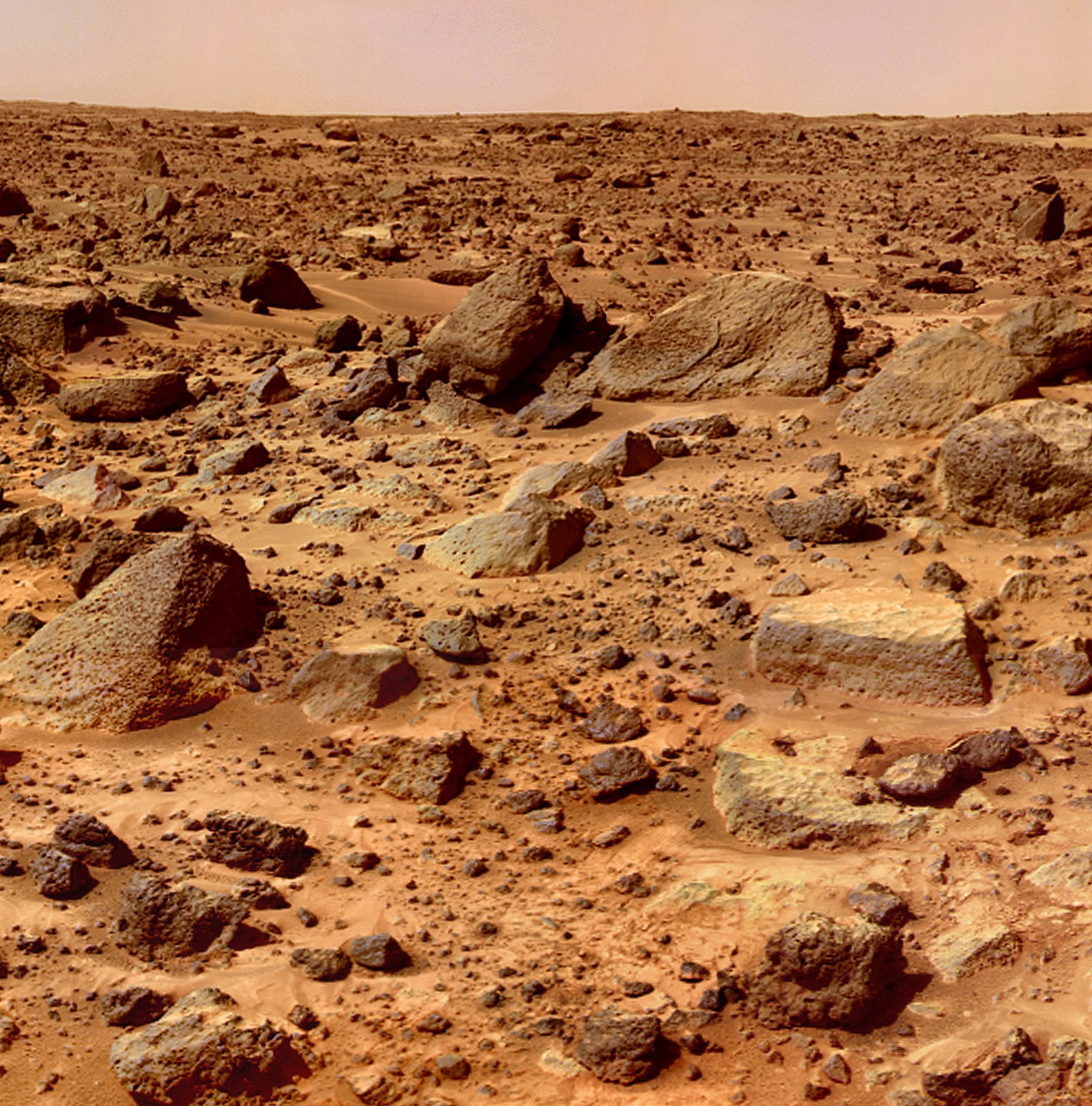 Rocky Mars landscape.