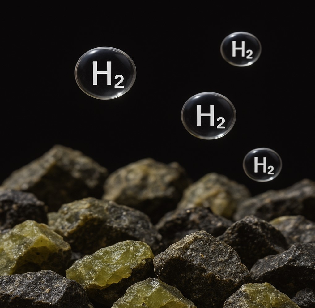 EarthDate Hydrogen from rocks, clean energy, fuel