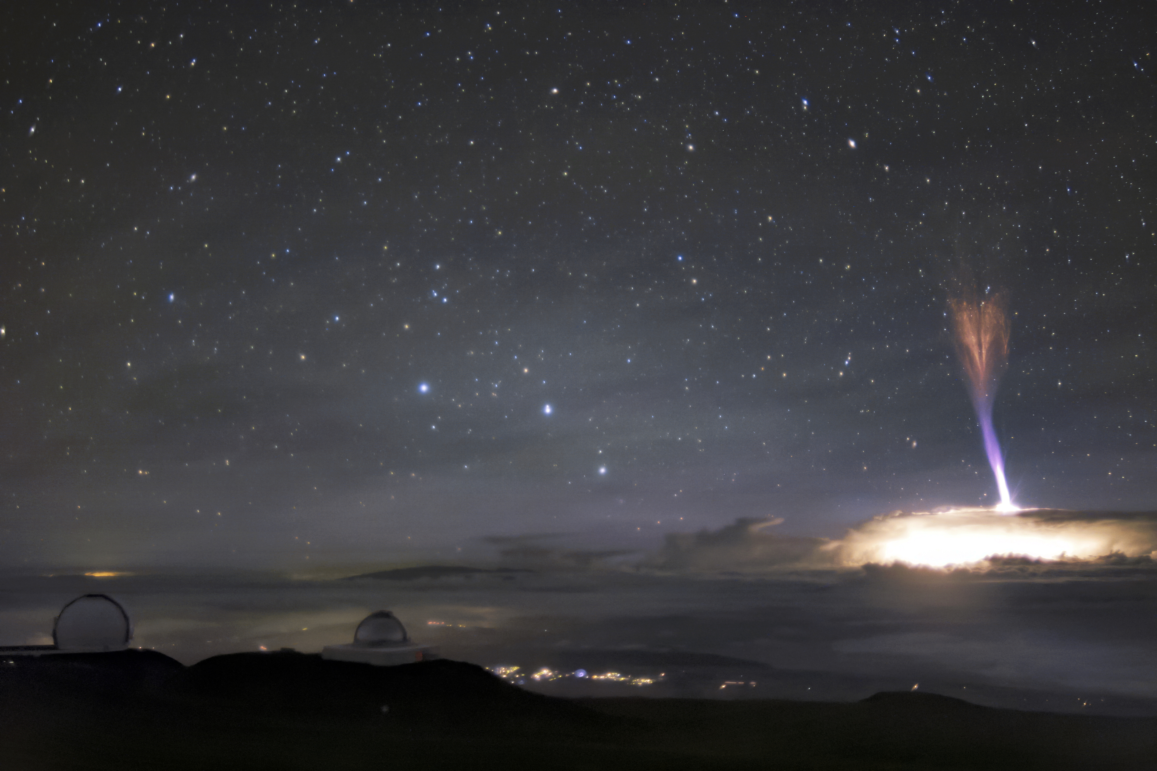 EarthDate 452 Sprites and Elves, lightening, storms, lights