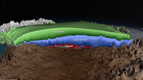 3D maps of the age of the ice