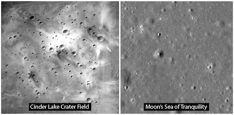 Arizona’s Cinder Lake Crater field and the Sea of Tranquility