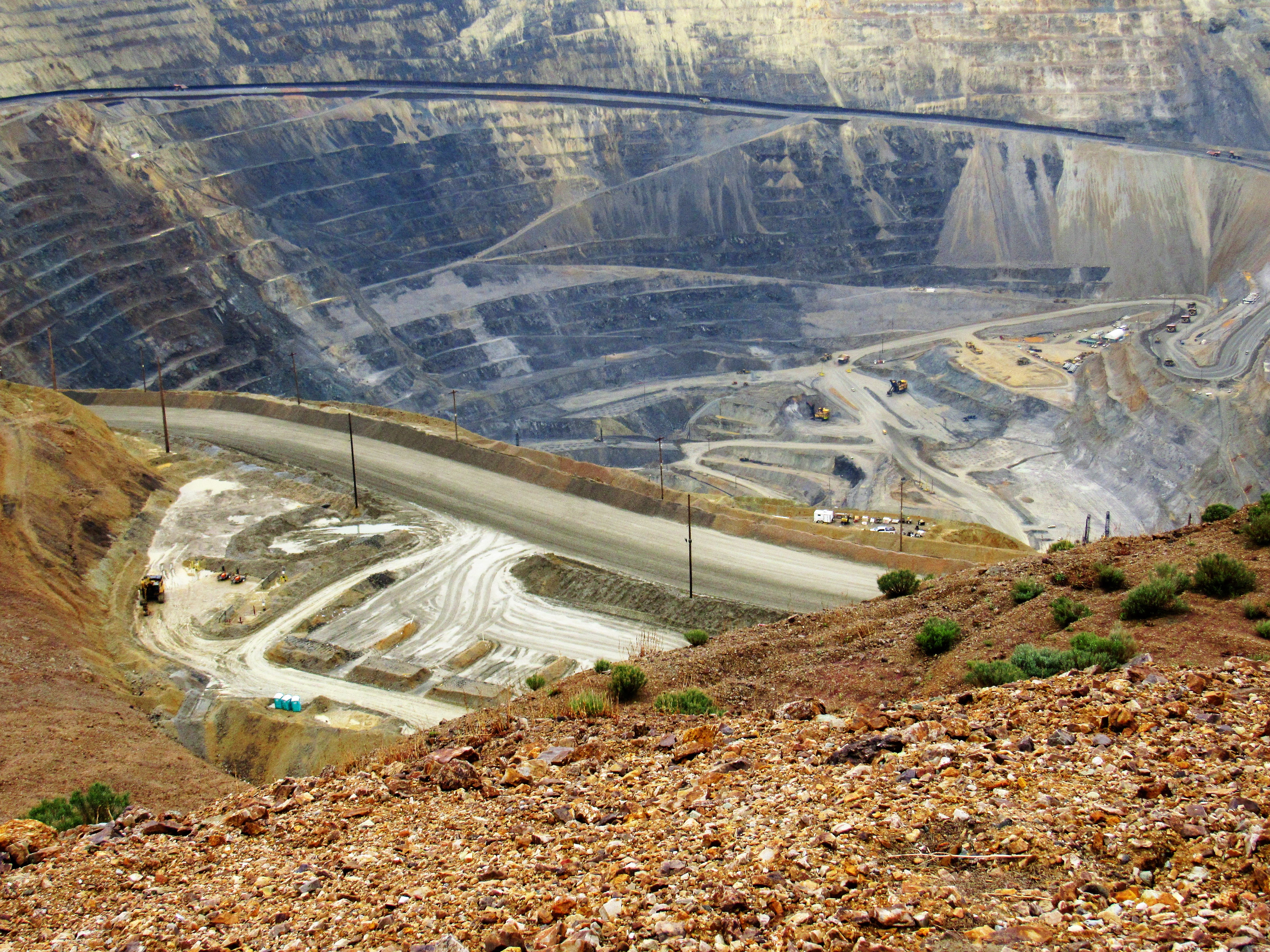 Bingham Canyon copper mine in Utah