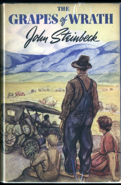 A first edition of John Steinbeck’s Pulitzer Prize- winning novel