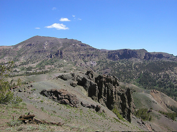 Sonora Peak along the Pacific Coast Trail in the Sierra Nevada range
