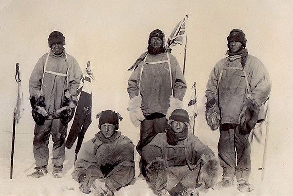 Robert Falcon Scott's South Pole party of his ill-fated expedition
