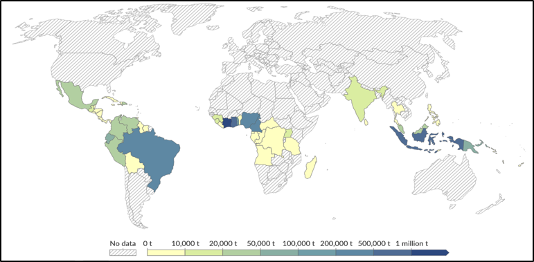 Cacao-producing Regions
