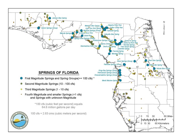 ED488 Warm Springs for Winer Manatees Map