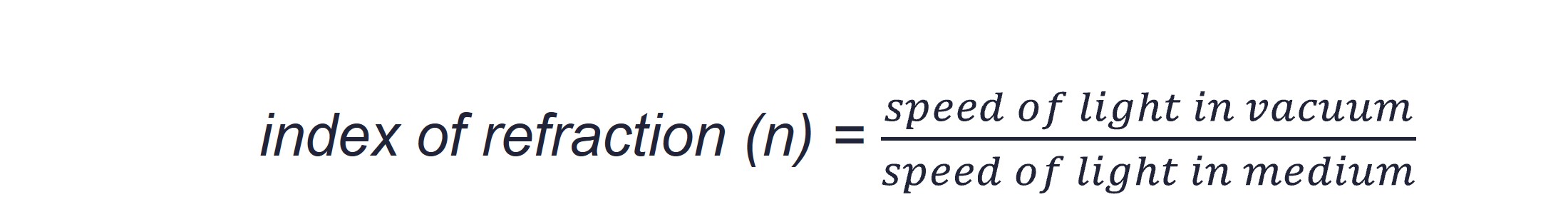 Ratio of Light speed