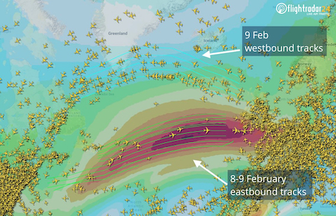 Aircraft traffic