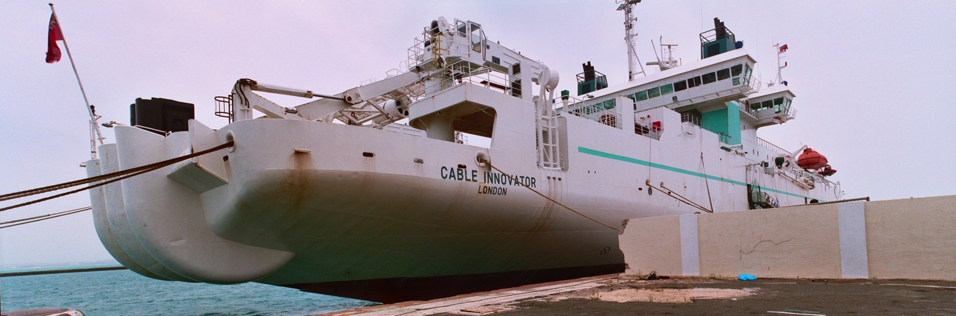 Transoceanic Cable Working Boat