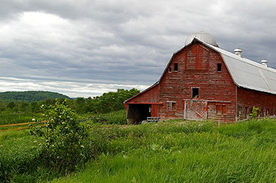 A barn in Vermont