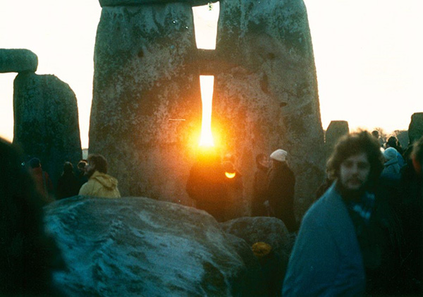 Sunrise at Stonehenge on the winter solstice