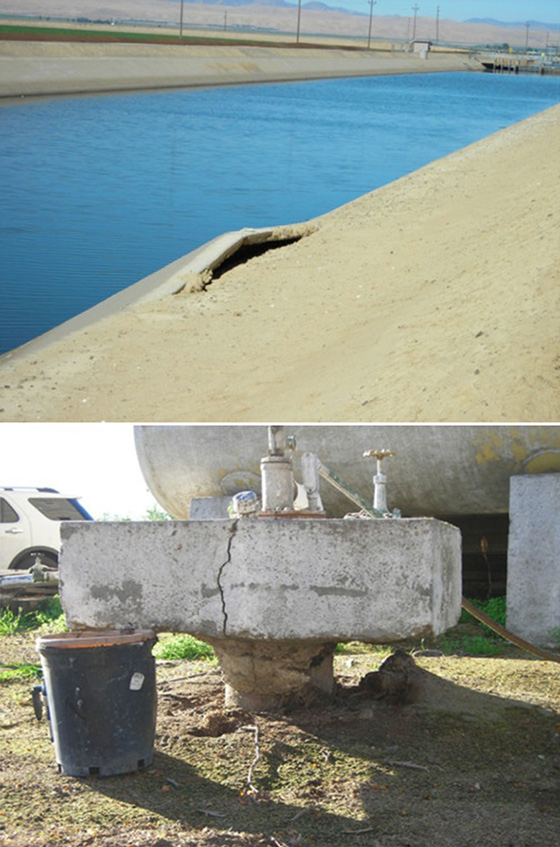 The Central Valley is sinking: drought forces farmers to ponder the abyss, California drought