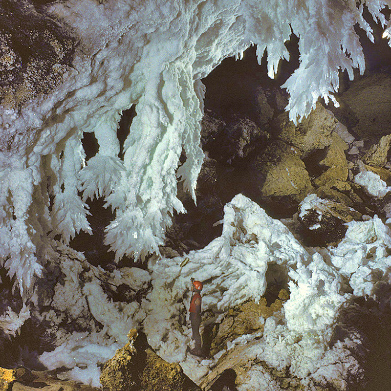 The Chandelier Ballroom in Lechuguilla Cave