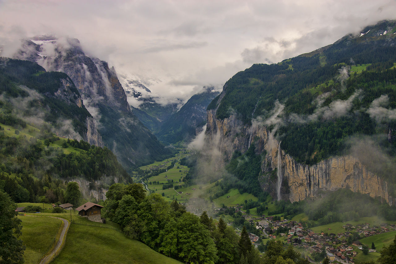 verdant Lauterbrunnen Valley