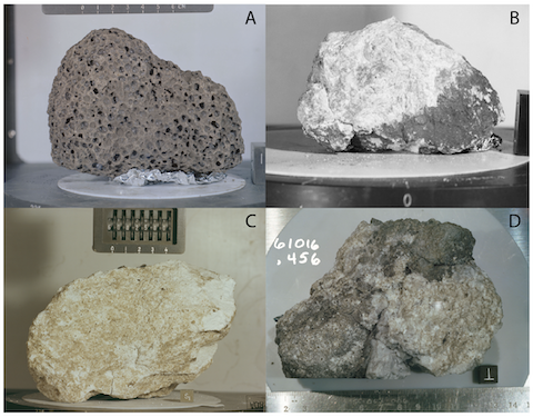 rocks collected during Apollo 15 and Apollo 16
